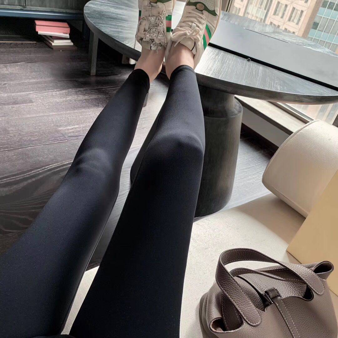 ADO autumn and winter net red fitness pants running sports pants women's high waist tight breathable buttocks quick-drying yoga nine-point pants