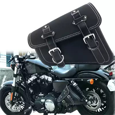 Locomotive side bag for Harley 883 1200 X48 tough guy Dana fat boy triangle bag small hanging bag side box