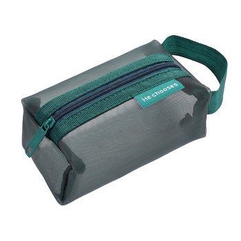 Large capacity simple nylon mesh storage bag transparent