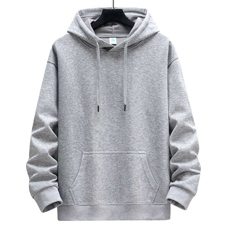 Hooded Sweatshirt for Men and Women, Loose Casual Top, Spring and Autumn, Hooded, Youth, Large Size, Composite Cotton, Versatile Hoodie Jacket