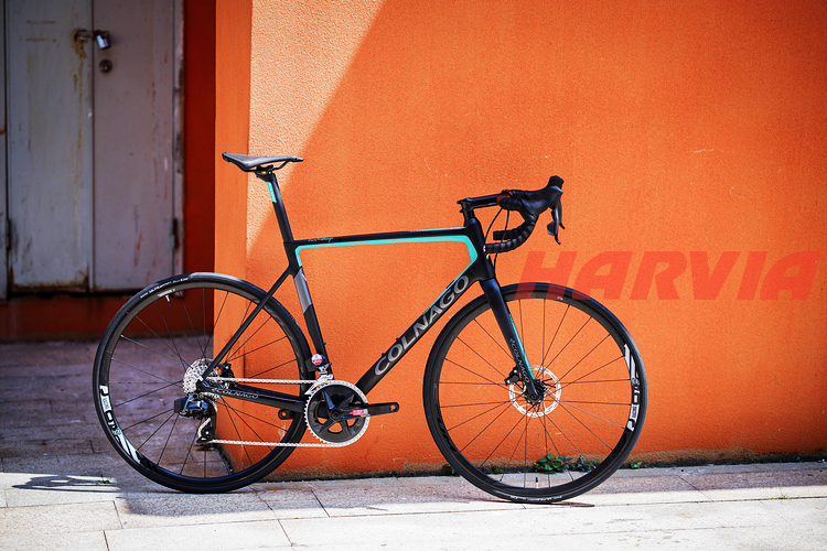 2021 PLUM COLNAGO V3 CARBON FIBER DISC BRAKE ROAD BIKE TOUR DE FRANCE UT RIVAL AXS RADIO VARIABLE