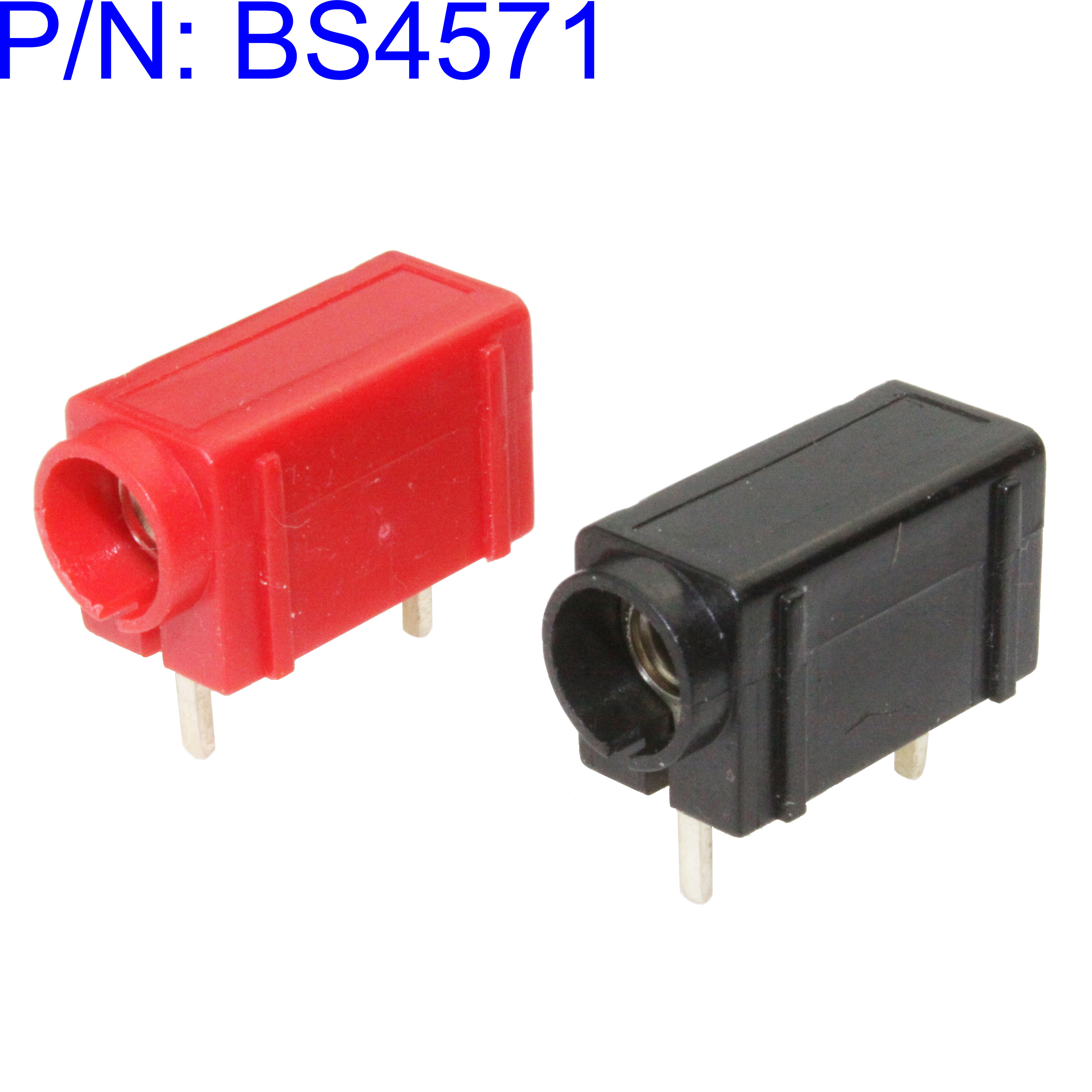 BS 4571 silver plated PCB plug mounted 4mm banana socket jack side can be superimposed for power supply audio