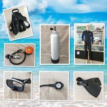 Diving cylinder set heavy diving equipment deep diving suit wet suit full set regulator set water goggles and fins