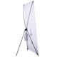 Thickened outdoor windproof X display stand poster stand 60x16080x180 roll-up advertising stand with hook display stand