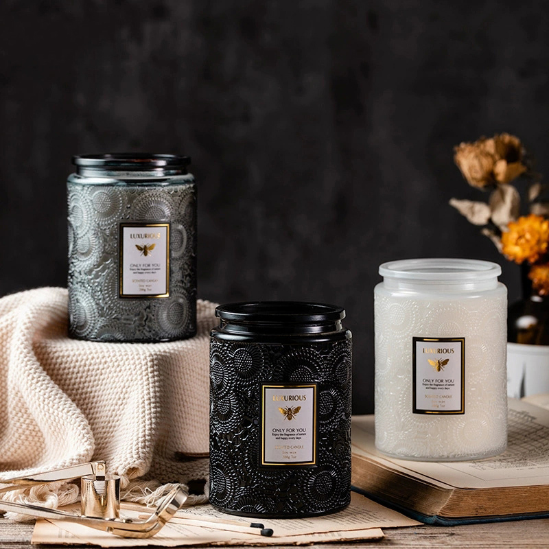 Large-Capacity Embossed Scented Candle, Girl's Gift, Long-Lasting Fragrance in the Bedroom, Soy Wax, Smoke-Free, Low-Temperature Scented Candle Large-Capacity Embossed Scented Candle, Girl's Gift, Long-Lasting Fragrance in the Bedroom, Soy Wax, Smoke-Free, Low-Temperature Scented Candle