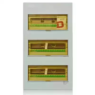 Delixi strong electric box PZ30 socket distribution box Air switch box CDPZ30-60 circuit wiring box three rows