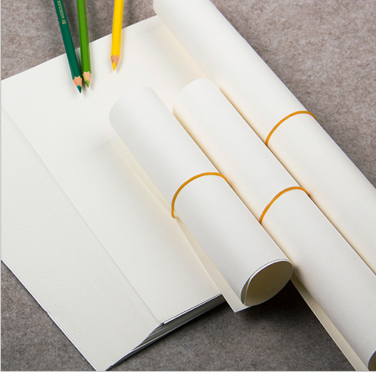 Children's art drawing paper children's painting with 8K lead drawing paper pencil sketch oil painting stick large painting drawing paper