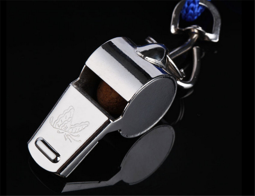 Butterfly brand referee whistle metal whistle coach whistle sporting goods with lanyard sound loud and durable