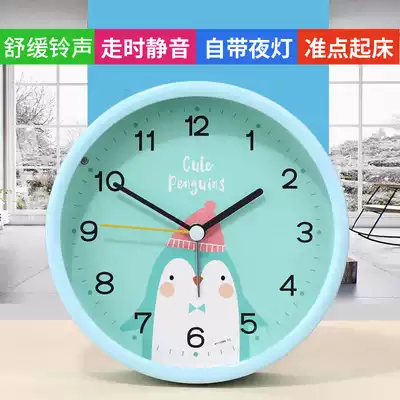 New cartoon children student special alarm clock creative personality bedroom mute men and women alarm clock luminous electronic alarm clock