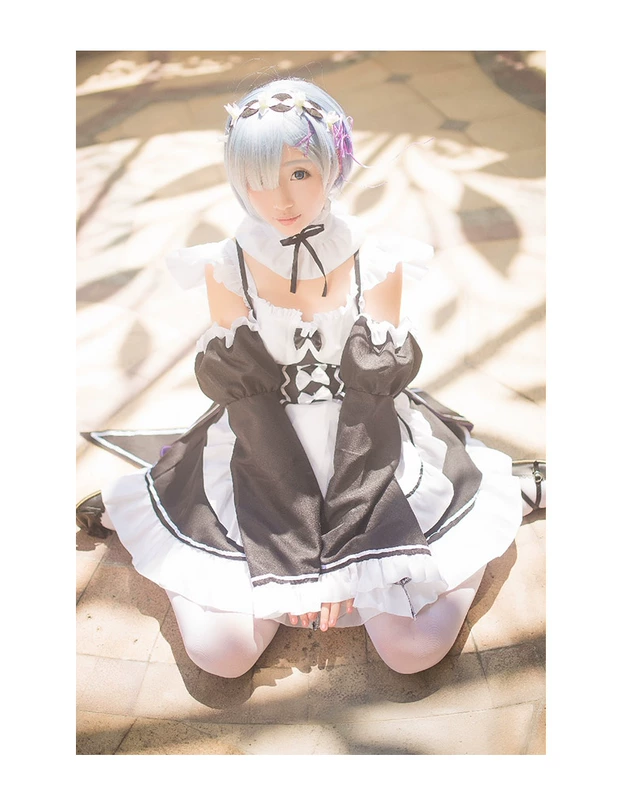 Cô giáo mèo Ram Rem COS mặc quần áo đầy đủ các bộ đồ cosplay cosplay thế giới khác nhau từ đầu senya miku