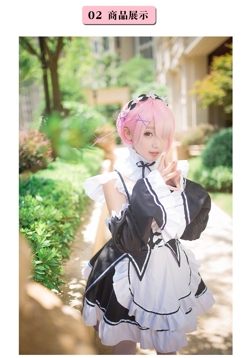 Cô giáo mèo Ram Rem COS mặc quần áo đầy đủ các bộ đồ cosplay cosplay thế giới khác nhau từ đầu cosplay sexy