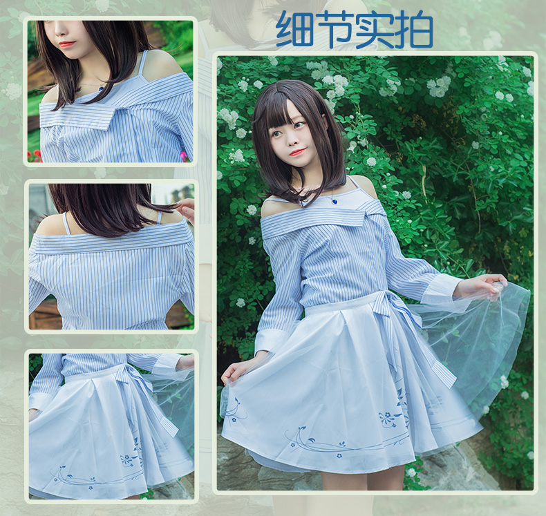 Mèo giáo viên tình yêu và nhà sản xuất nữ chủ nhà I COS quần áo đầy đủ trò chơi anime cosplay váy của phụ nữ hàng ngày - Cosplay cosplay one piece