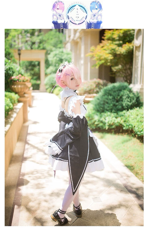 Cô giáo mèo Ram Rem COS mặc quần áo đầy đủ các bộ đồ cosplay cosplay thế giới khác nhau từ đầu senya miku