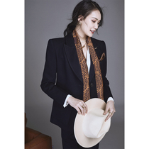 AS tailor-made professional autumn blazer women 2021 New Harbor style suit female retro chic