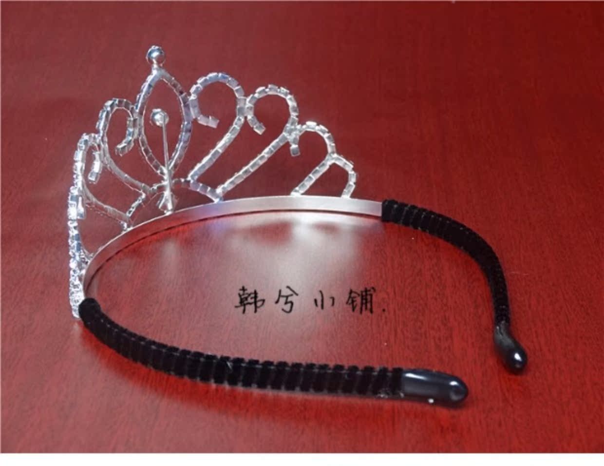 Mũ vương miện trẻ em công chúa vương miện vương miện cô gái túi vải headband tóc kẹp tóc cô gái sinh nhật cho thấy kẹp tóc nữ
