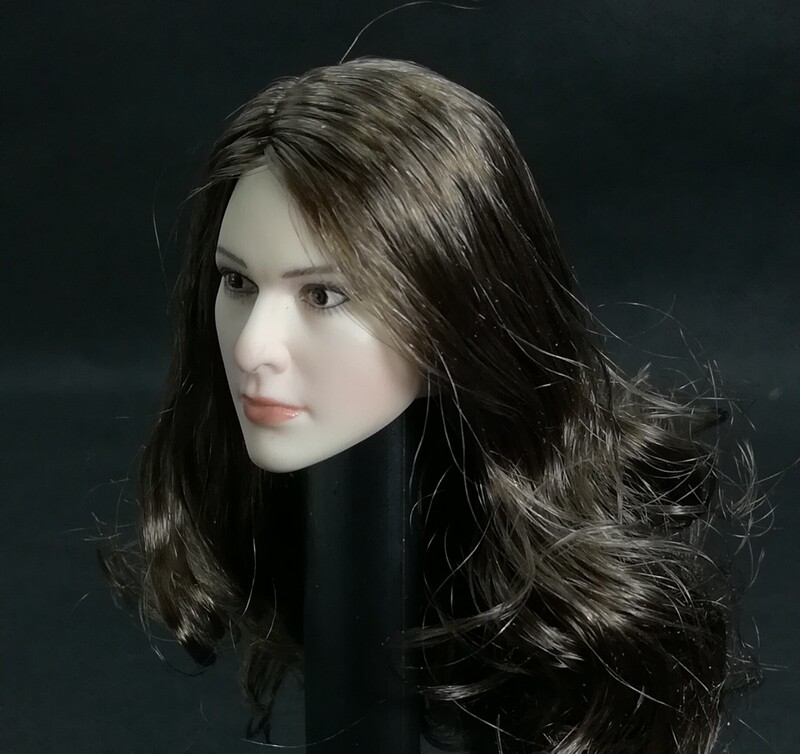 1/6 Female Soldier Doll Head Sculpt Model White House Beauty Agent Jenny White Skin Tone Head Sculpt with Ph Body, Etc 1/6 Female Soldier Doll Head Sculpt Model White House Beauty Agent Jenny White Skin Tone Head Sculpt with Ph Body, Etc