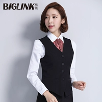 Bai Ling chuyên nghiệp vest nữ phỏng vấn ăn mặc overalls khách sạn lễ tân vest đồng phục ngân hàng dụng cụ đồ vest nữ