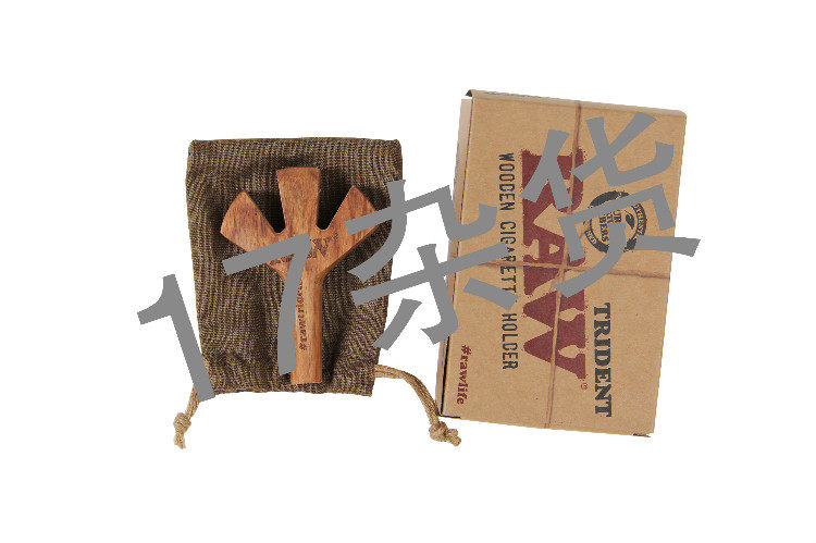 European Imported Genuine Products Durable Brands RAW Light Simple Classic Personality Retro Wooden Tee Hand Roll Cigarette Holder