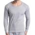 Quần áo cotton nam mùa thu đơn áo sơ mi trung và tuổi già mùa thu và áo rộng áo len cotton ấm ao lot Áo ấm