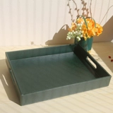 Прямоугольная чайная чашка для домашнего использования, деревянный чайный сервиз