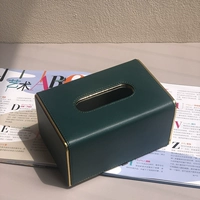 Зеленые изогнутые салфетки