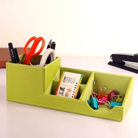 Зеленый прямоугольный держатель для ручек