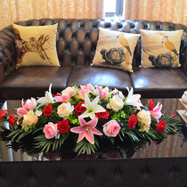 Fake flower simulation flower business etiquette table flower conference room desk flower podium flower table decoration flower art