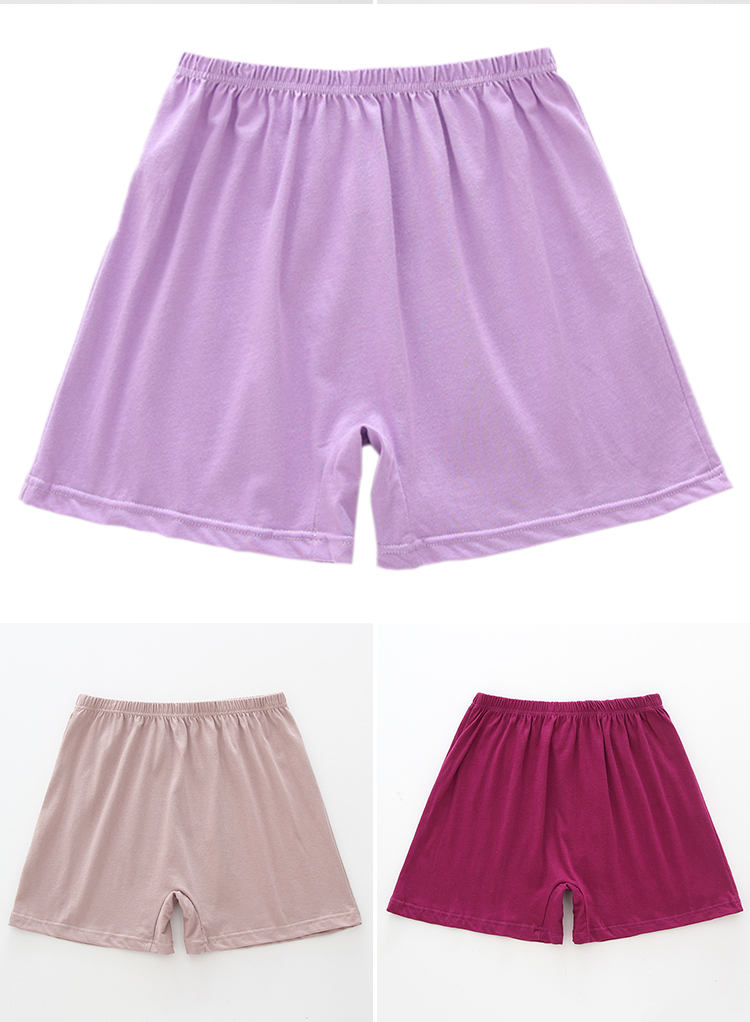 Đồ lót bằng vải cotton cho người trung niên và người già Thời trang boyshort cotton cũ cộng với chất béo để tăng kích thước lớn cho quần short cạp cao bốn góc của mẹ quan lot sieu mong