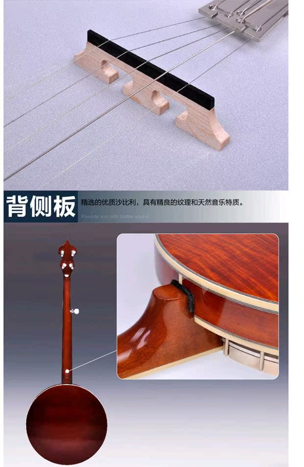 Ban Zhuo cảm thấy quá mức 5 đàn banjo đàn piano banjo nhà máy nhạc cụ phương Tây vận chuyển trực tiếp đàn acoustic