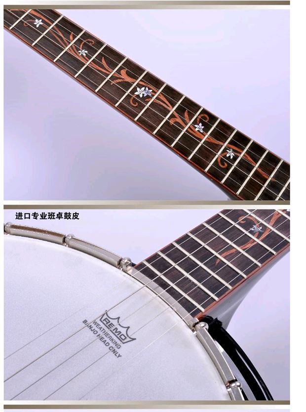 Banjo cảm thấy thương hiệu tùy chỉnh 5 dây đàn piano phát hiện banjo thủ công nhạc cụ phương Tây trực tiếp đàn mini