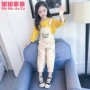 Quần yếm cho bé gái mùa thu 2018 phiên bản Hàn Quốc mới của quần áo trẻ em hai mảnh thời trang trẻ em nước ngoài trong triều đại thiếu nhi thời trang trẻ em cao cấp