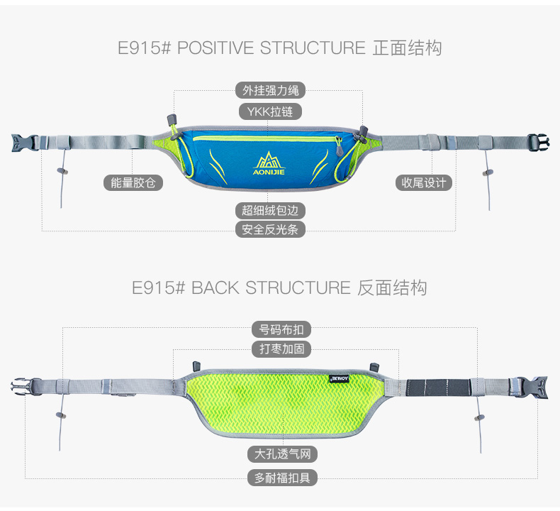 Túi thể thao chạy thoáng khí nam nữ ngoài trời vô hình vành đai nhẹ điện thoại di động túi marathon cá nhân chống trộm thời trang - Túi túi đeo hông nam	