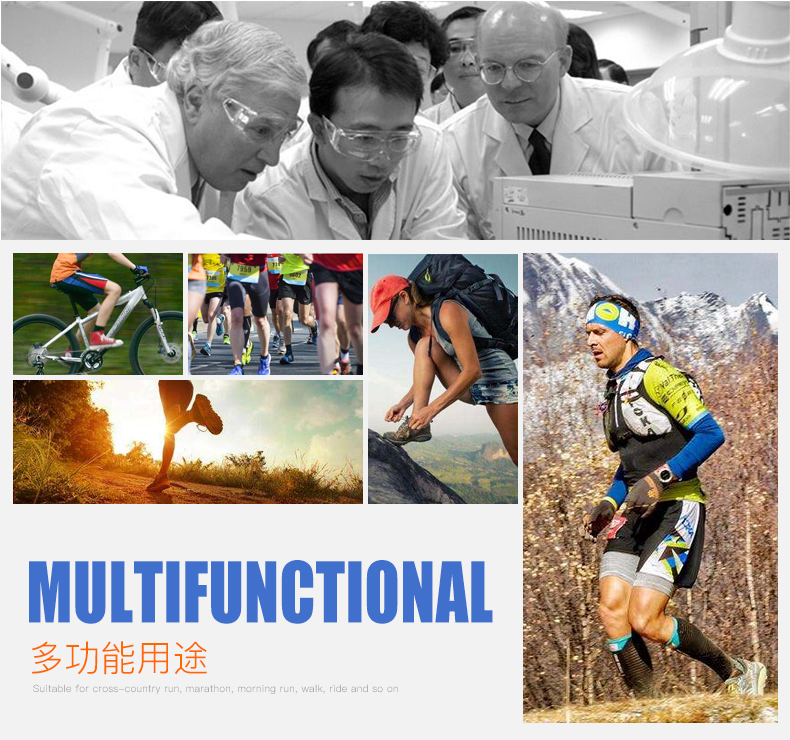 Chạy thể thao vớ nam và nữ vớ ngắn ống marathon ngoài trời cưỡi xuyên quốc gia chạy vớ nén massage tất chống hôi chân