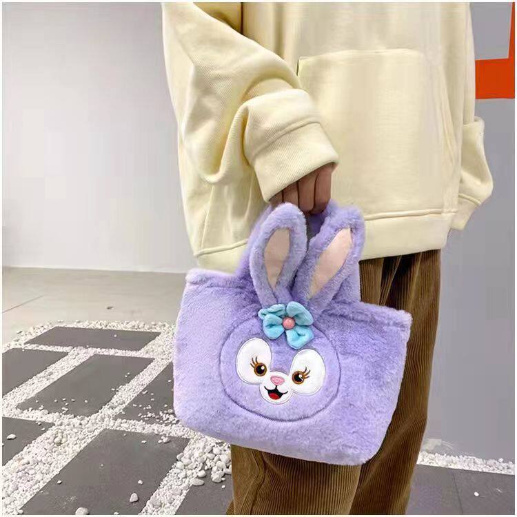 Мультяшный портативный ланч-бокс с бантиком, сумка-органайзер, небольшая сумка                       