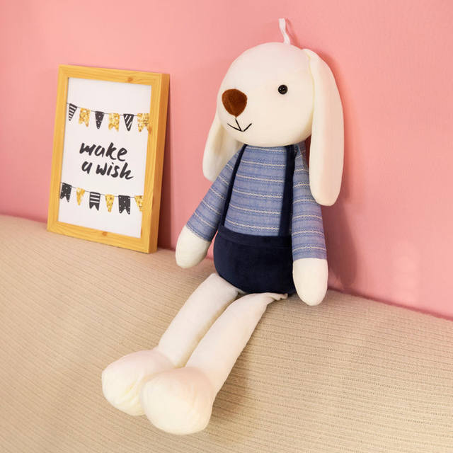 Cute Rabbit Plush Toy ຂະ​ຫນາດ​ນ້ອຍ Pillow Doll ນອນ Doll ນອນ soothing Rag Doll ຂອງຂວັນວັນເກີດເດັກຍິງ