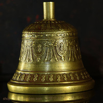 The bell head of an old bell pestle passed down by Tibetans is copper beautiful beautiful full steady and old