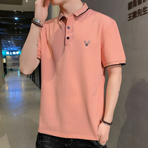 Summer T-shirt men's short sleeve loose tide brand clothes 2022 new couples shirt polo shirt half sleeve men's clothing