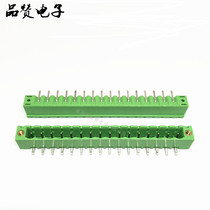 Connector 2EDG green connector with lock WJ2EDGRM-5 08-16p-014-00a curved pin