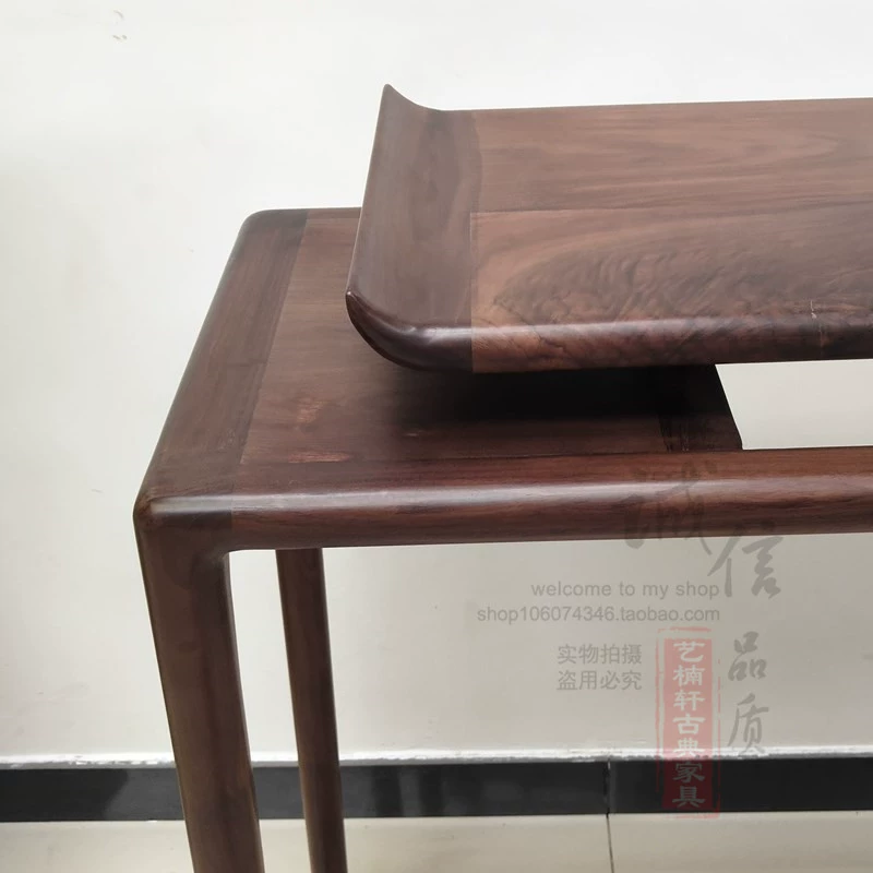 Old Elm hiên bàn sơn trường hợp miễn phí 榆 trường hợp dải gỗ một số hiện đại tối giản Trung Quốc đồ nội thất cổ bàn tùy chỉnh - Bàn / Bàn