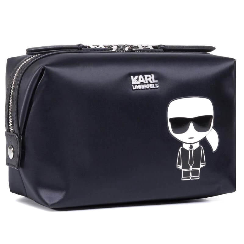 Karl Lagerfeld/Karl Lagerfeld Unisex Black Label Clutch Bag Solid Color