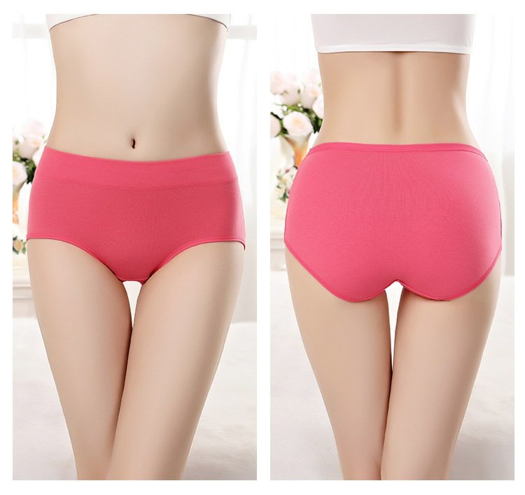 Quần lót nữ nữ cotton mid-eo cotton túi hông không có cô gái gợi cảm 100% cotton áo khoác tam giác quần short bán buôn quan lot nu cao cap
