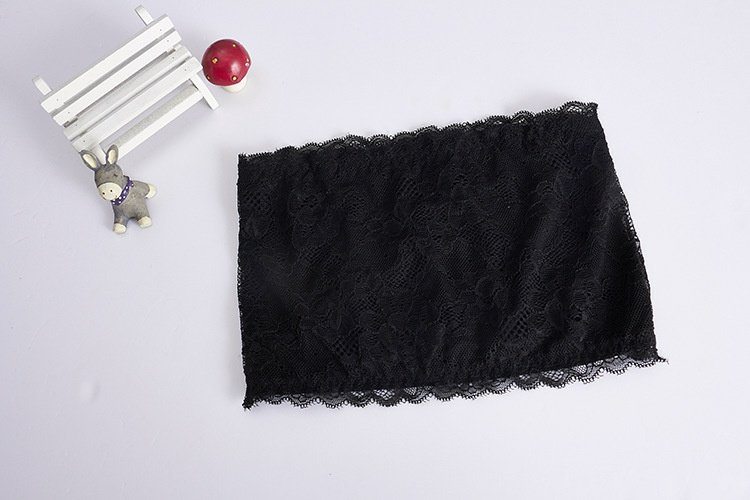 Nữ ống top bra quây đồ lót ren đen chống ánh sáng đoạn ngắn gợi cảm tụ tập chạm ngực quấn ngực bán buôn áo nâng ngực
