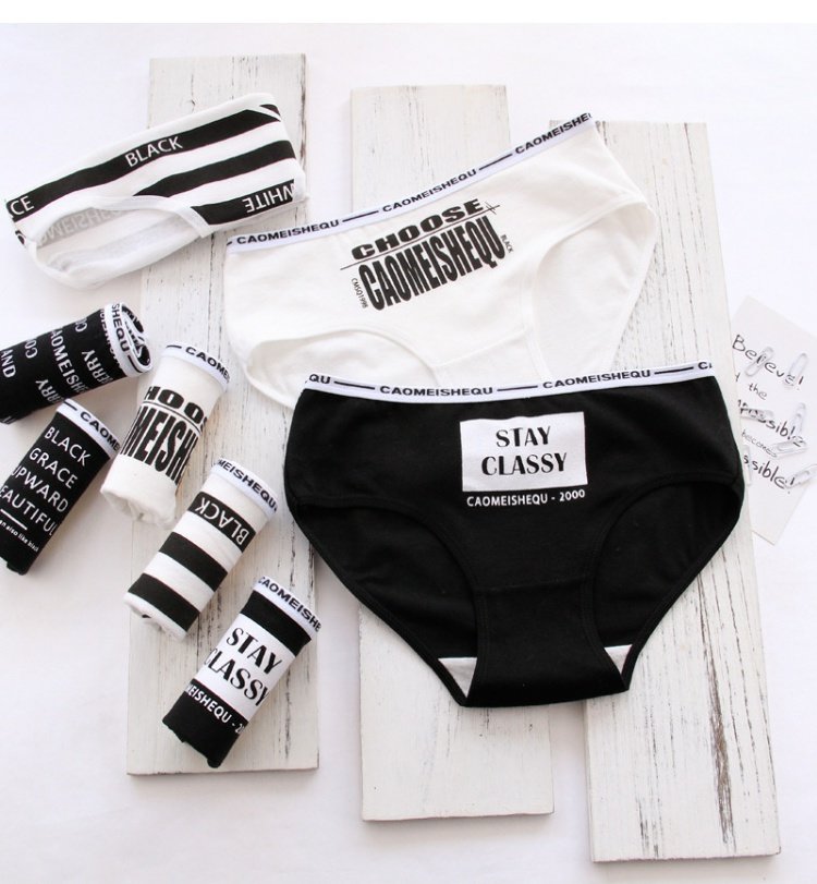 Xu hướng sinh viên thoáng khí của phụ nữ cotton 100% cotton đáy quần eo giữa thể thao dễ thương cô gái bán buôn quần lót nam cao cấp