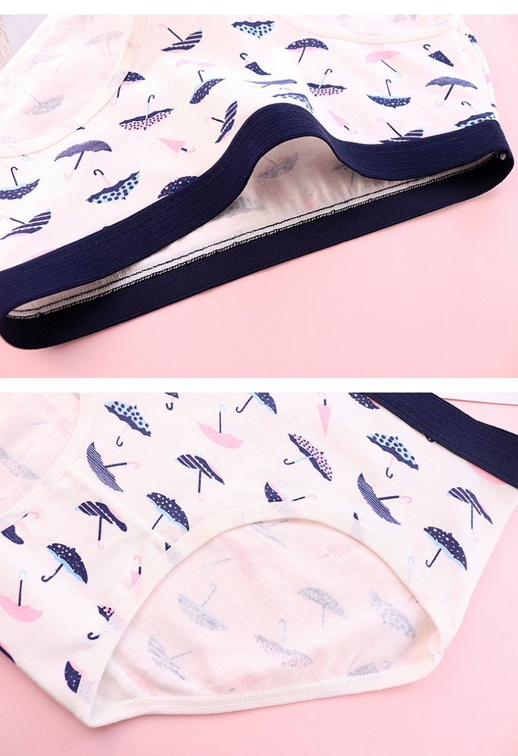Quần lót nữ cao cấp gợi cảm cotton nữ Quần cotton 100% nữ sinh viên thể thao cotton bán buôn quần chip cotton