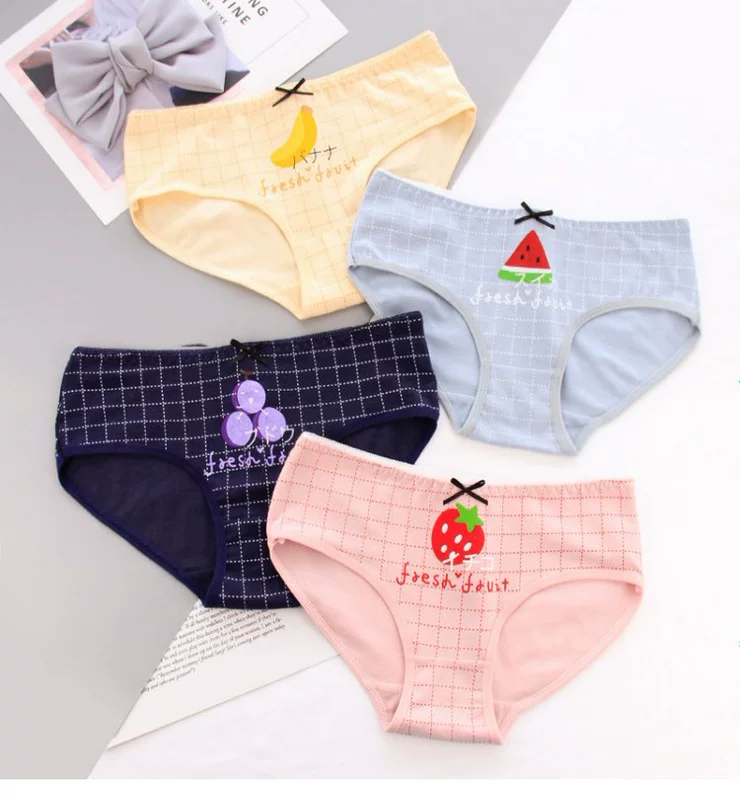 100% cotton underwear Đồ lót của phụ nữ Quần lót cotton giữa eo Quần lót nữ Quần lót nữ bán buôn cotton quần lót nữ thời trang