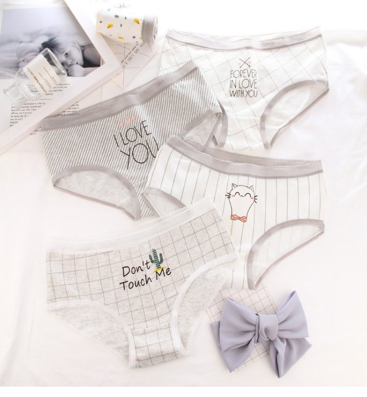 Quần lót nữ cotton 100% cotton Quần lửng liền thân không kháng khuẩn quần sịp đùi nam