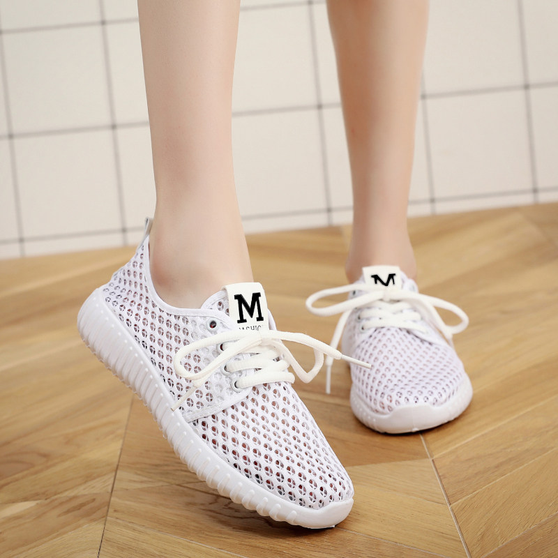2022 summer new breathable mesh shoes mesh shoes old Beijing cloth shoes women's shoes sports shoes casual running shoes Korean version
