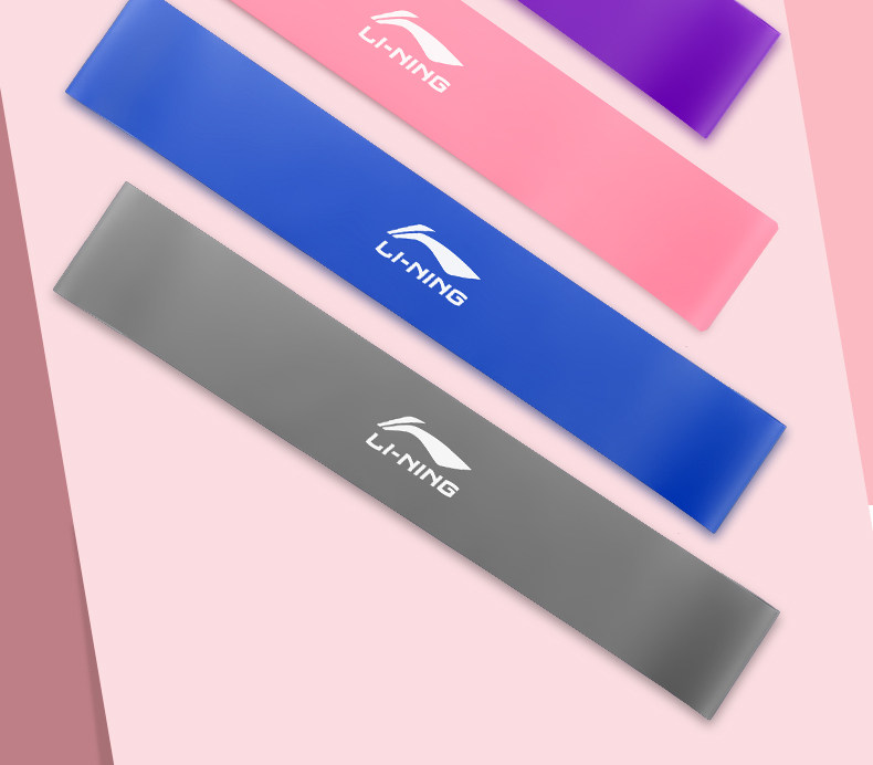 ремень для йоги 李宁弹力带健身男女拉力阻力带瑜伽拉伸开背练臀翘臀弹力圈拉筋带