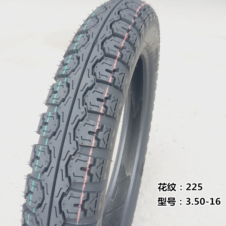 3 50-16 anti-skid wear-resistant locomotive tire vacuum tire Harley locomotive rear tire defective product grinding standard tire special price