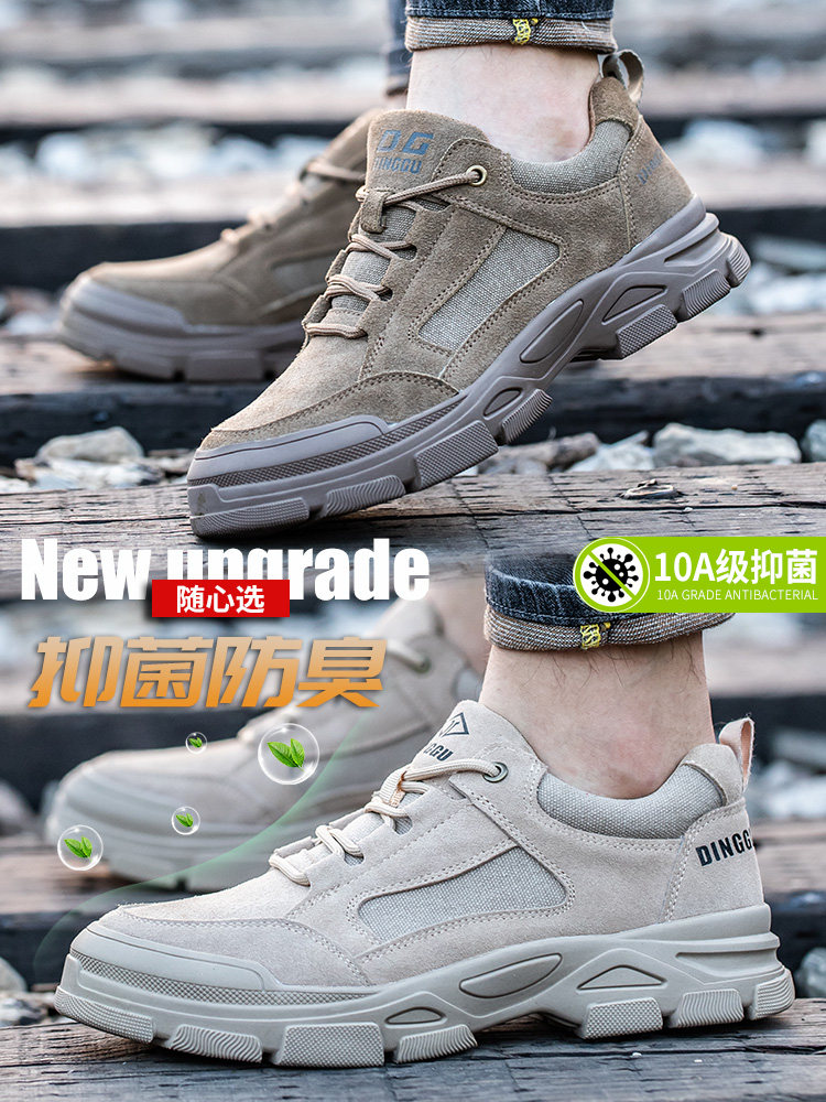Men's Safety Shoes, Anti-Smash, Anti-Puncture, Lightweight Work Shoes, Winter Cotton Shoes, Steel Toe, Construction Site Shoes, Insulated Welder Shoes